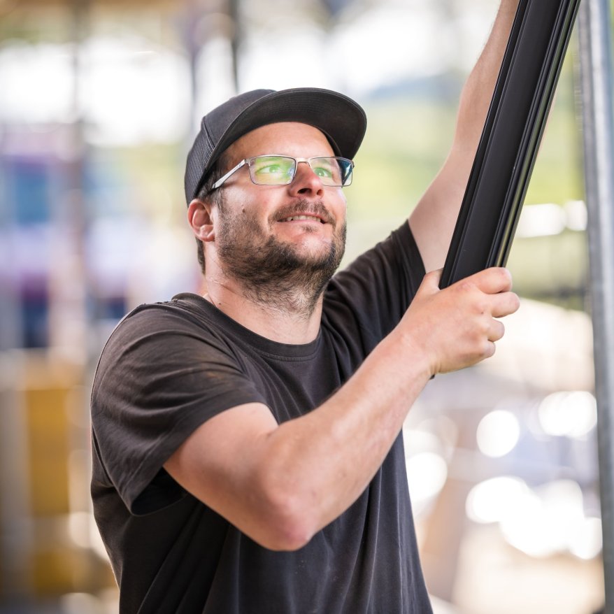 Porträt von Andreas Angehrn Monteur Photovoltaik