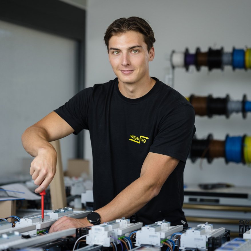 Porträt von Nico Beerli Servicemonteur Installation