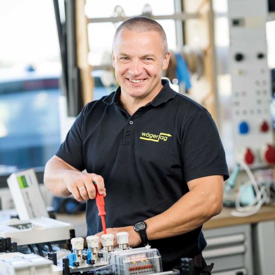 Porträt von Oleksandr Marchenko Servicemonteur Installation