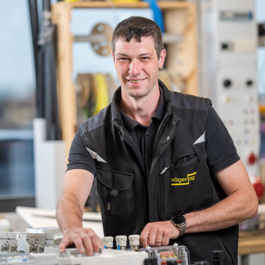 Porträt von Urs Schildknecht Servicemonteur PV