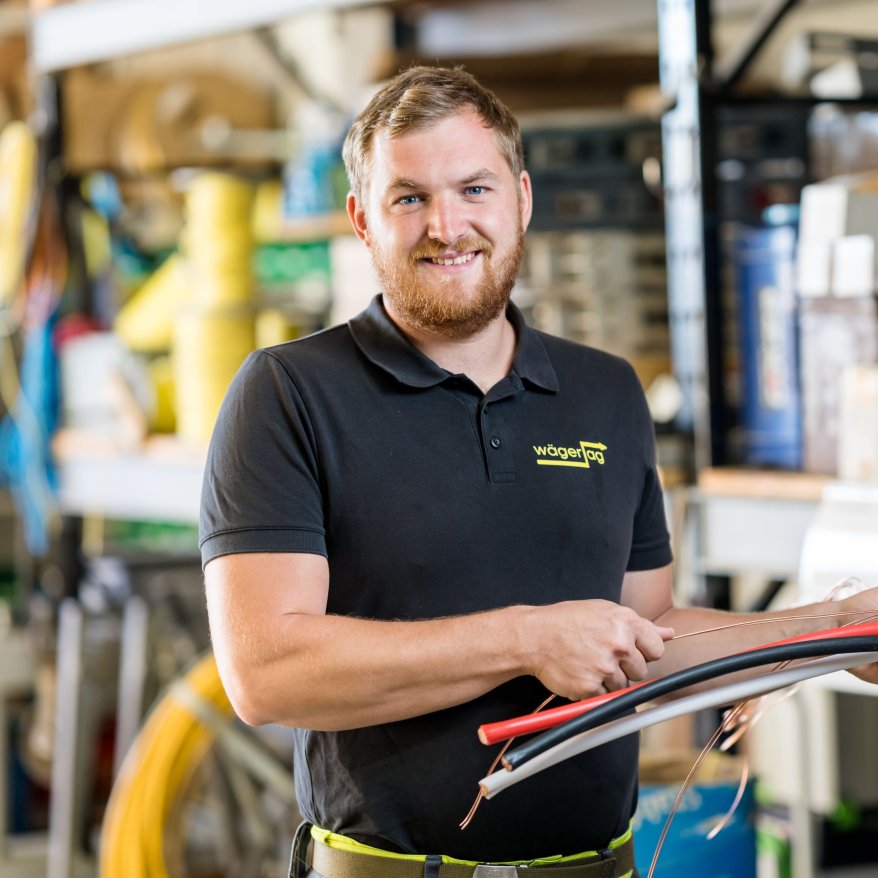 Porträt von Alexander Stark Elektroinstallateur Netzbau